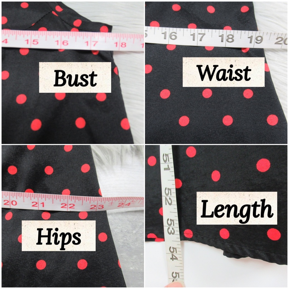 Zanzea Black Red Polkadot Boho Maxi Dresses Women's Size 6 Oversized/Relaxed Fit - Picture 10 of 11